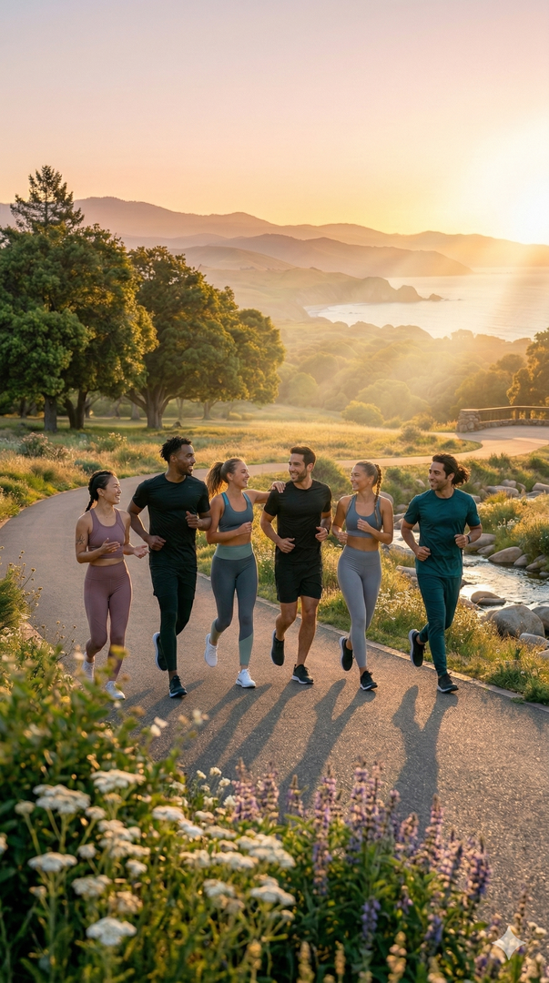 Comunidade treinando unida